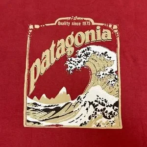 トップス patagonia beneficial art tee Vintage 1990s Patagonia Fly Fishing Art Logo T-shirt